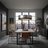 Varaluz - 323P06OG - Six Light Pendant - Cannery - Ombre Galvanized