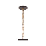Varaluz - 323P04DBFG - Four Light Pendant - Cannery - Dark Bronze / French Gold