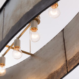 Varaluz - 323N07OG - Seven Light Linear Pendant - Cannery - Ombre Galvanized