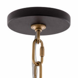 Varaluz - 323M01DBFG - One Light Pendant - Cannery - Dark Bronze / French Gold