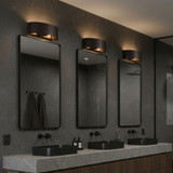 Varaluz - 323B02DBFG - Two Light Bath - Cannery - Dark Bronze / French Gold
