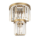 Varaluz - 297W03HG - Three Light Wall Sconce - Social Club - Havana Gold