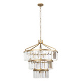 Varaluz - 297P15HG - 15 Light Pendant - Social Club - Havana Gold