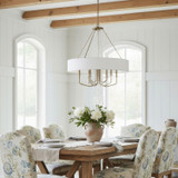 Varaluz - 270P09BK - Nine Light Pendant - Barcelona - Brass Kisser