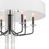 Varaluz - 270P06OX - Six Light Pendant - Barcelona - Onyx