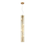 Varaluz - 1070P04SG - Four Light Pendant - Chroman Empire - Satin Gold