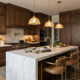 Varaluz - 1070P01MSG - One Light Pendant - Chroman Empire - Satin Gold