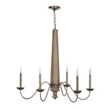 Varaluz - 545C05BRZ - Five Light Chandelier - Dinner at - Heritage Bronze