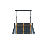 Varaluz - 536N03ZNCBRZ - Three Light Linear Pendant - Brasserie - Blackened Zinc/Heritage Bronze