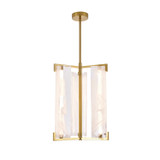Varaluz - 531P03SB - LED Pendant - Mingle - Satin Brass
