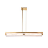 Varaluz - 531N02SB - LED Linear - Mingle - Satin Brass