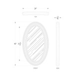 Varaluz - 457MI24MBM - Mirrors/Pictures - Mirrors-Oval/Rd.