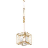 Varaluz - 366M01FG - One Light Mini Pendant - Arcade - French Gold