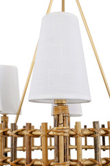 Varaluz - 360C06FG - Six Light Chandelier - Nevis - French Gold