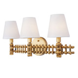 Varaluz - 360B03FG - Three Light Bath - Nevis - French Gold