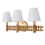 Varaluz - 360B03FG - Three Light Bath - Nevis - French Gold