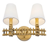 Varaluz - 360B02FG - Two Light Bath - Nevis - French Gold