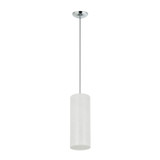 Varaluz - AC1691 - One Light Mini Pendant - Swirled - Chrome