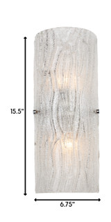 Varaluz - AC1102 - Two Light Wall Sconce - Brilliance - Chrome