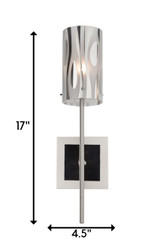 Varaluz - AC1071 - One Light Wall Sconce - Chroman Empire - Chrome
