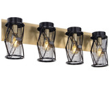 Varaluz - 612660 - Four Light Bath - Harlequin - Warm Bronze/Gold