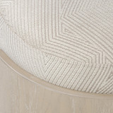 Varaluz - 513CH17B - Ottoman - Hutton - Ashe Blonde Oak/Ecru