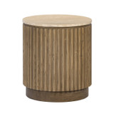 Varaluz - 511TA18A - Side Table - Donovan - Harvest Oak/Mushroom Oak