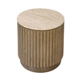 Varaluz - 511TA18A - Side Table - Donovan - Harvest Oak/Mushroom Oak