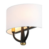 Varaluz - 503W02BLSB - Two Light Wall Sconce - Patchwork - Black/Satin Brass