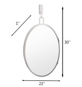 Varaluz - 4DMI0112 - Mirror - Stopwatch - Polished Nickel