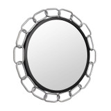 Varaluz - 444MI30MBTS - Mirror - Chains of Love - Matte Black/Textured Silver