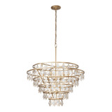 Varaluz - 386C10FG - Ten Light Chandelier - Fleur - French Gold