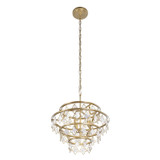 Varaluz - 386C04FG - Four Light Chandelier - Fleur - French Gold