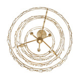 Varaluz - 386C04FG - Four Light Chandelier - Fleur - French Gold
