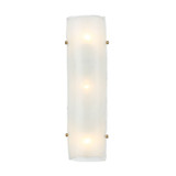 Varaluz - 385W03BNS - Three Light Wall Sconce - Fairchild - Black/Polished Nickel/Satin Brass