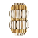 Varaluz - 382W02AGGD - Two Light Wall Sconce - Swoon - Antique Gold/Gold Dust