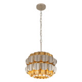 Varaluz - 382P01AGGD - One Light Pendant - Swoon - Antique Gold/Gold Dust
