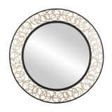 Varaluz - 381MI33MBAR - Mirror - Scribble - Matte Black/Artifact