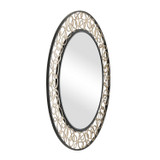 Varaluz - 381MI33MBAR - Mirror - Scribble - Matte Black/Artifact