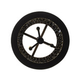 Varaluz - 380P03MBFG - Three Light Pendant - Estela - Matte Black/French Gold