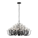 Varaluz - 378C15MB - 15 Light Chandelier - Wildflower - Matte Black