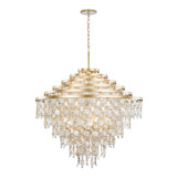 Varaluz - 377C16FG - 16 Light Chandelier - Kalani - French Gold