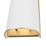 Varaluz - 364W02MWFG - Two Light Wall Sconce - Coco - Matte White/French Gold