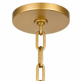 Varaluz - 364P06MBFG - Six Light Pendant - Coco - Matte Black/French Gold