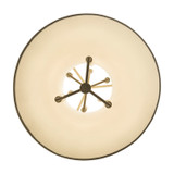 Varaluz - 364F09MWFG - Nine Light Foyer Pendant - Coco - Matte White/French Gold