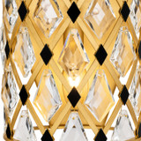 Varaluz - 345W02SFGMB - Two Light Wall Sconce - Windsor - French Gold/Matte Black