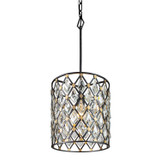 Varaluz - 345P01CBHG - One Light Pendant - Windsor - Carbon/Havana Gold