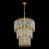 Varaluz - 345C13FGMB - 13 Light Chandelier - Windsor - French Gold/Matte Black