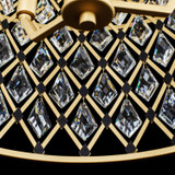 Varaluz - 345C07FGMB - Seven Light Chandelier - Windsor - French Gold/Matte Black