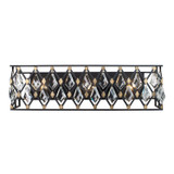 Varaluz - 345B03CBHG - Three Light Bath - Windsor - Carbon/Havana Gold